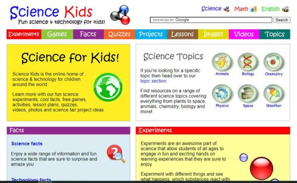 Trang web luyện Reading IELTS - Science Kid