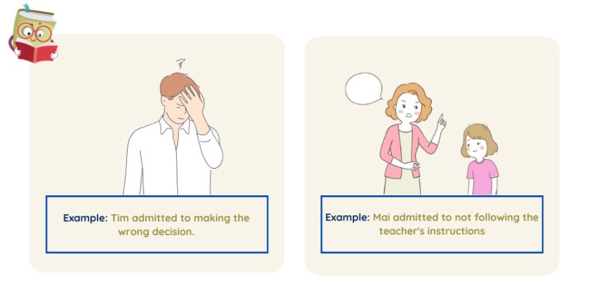 Admit to V hay V-ing? Cấu trúc Admit trong tiếng Anh